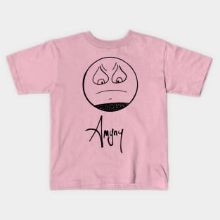 Angry Face Kids T-Shirt